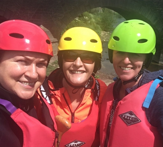 3 smiling Kilkenny Eco Tours participants